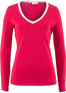 Стрейчевая футболка (красный) Bonprix