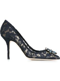 декорированные кружевные туфли Dolce &amp; Gabbana