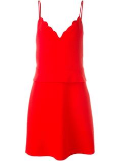 платье с волнистой отделкой  Carven