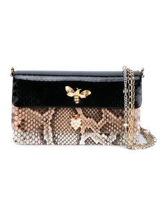 сумка на плечо с эффектом змеиной кожи Dolce &amp; Gabbana