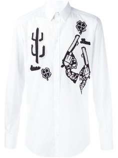 рубашка с нашивкой Dolce & Gabbana