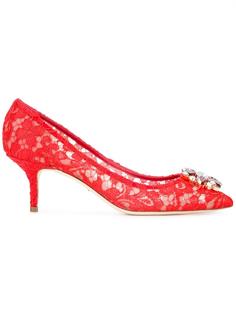 кружевные туфли  Dolce &amp; Gabbana
