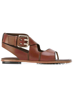 сандалии с ремешками крест-накрест Tods Tod`S