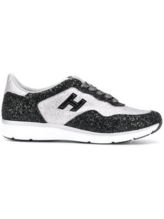 кроссовки с блестками Hogan