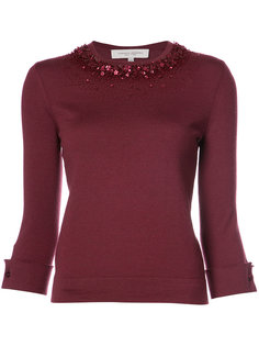 sequin detail knitted top Carolina Herrera