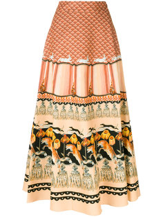 юбка длины миди с рисунком Foxglove Temperley London