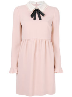 платье с бантом на воротнике  Red Valentino