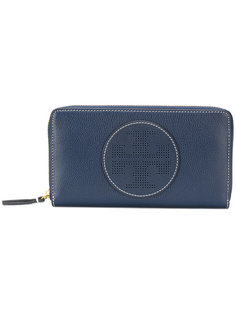кошелек с логотипом и круговой молнией Tory Burch