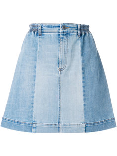 джинсовая юбка с панельным дизайном Stella McCartney