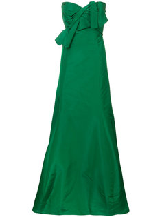 flared strapless gown Oscar de la Renta