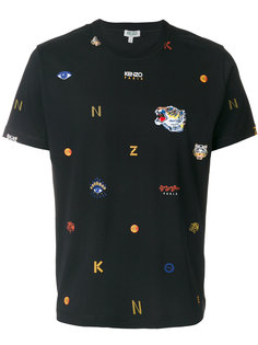 футболка с принтом тигров Kenzo