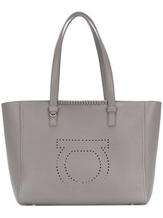 перфорированная сумка-тоут Gancio  Salvatore Ferragamo