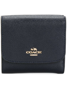 кошелек с логотипом бренда Coach