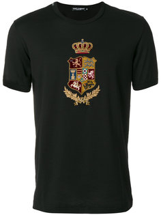 футболка с нашивкой Dolce &amp; Gabbana