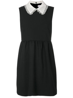платье Cady Tech с шелковым воротником Red Valentino