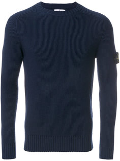 трикотажный приталенный свитер Stone Island