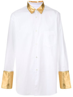 рубашка с золотистой отделкой Comme Des Garçons Shirt