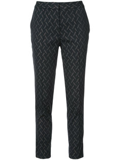 Jacquard pattern trousers Yigal Azrouel