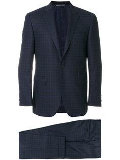 классический клетчатый костюм Canali