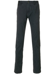 брюки с узором в ломаную клетку Incotex