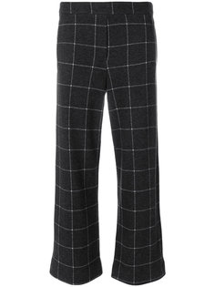 укороченные брюки в клетку  Woolrich