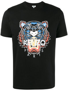 футболка с тигром вязки интарсия Kenzo
