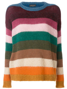 свитер в полоску с круглым вырезом Roberto Collina