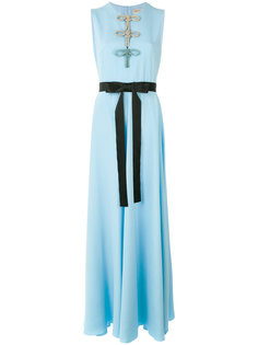 belted maxi dress Emilio Pucci