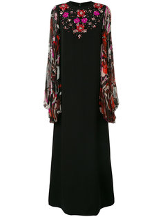 floral embroidered maxi dress Emilio Pucci