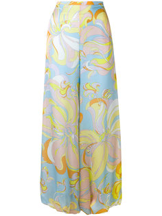 printed flared trousers Emilio Pucci