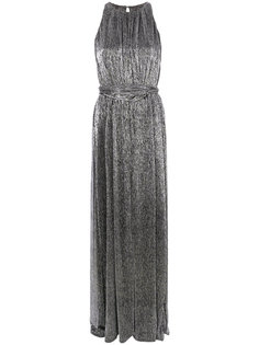 платье макси металлик Halston Heritage