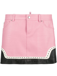 мини-юбка с заклепками Dsquared2