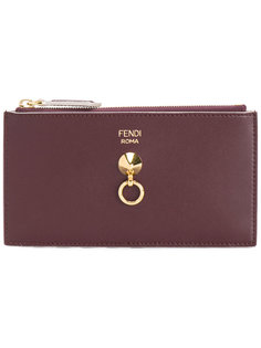 трехцветный кошелек Fendi