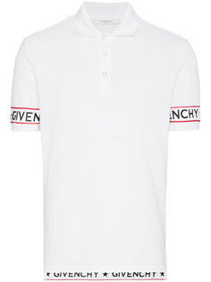 рубашка поло с логотипом на рукавах Givenchy