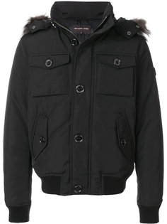 parka jacket with fox fur trim Michael Kors