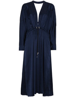 Santiago jacquard V-neck dress Jonathan Simkhai