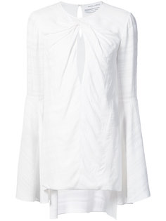 twist front keyhole blouse Prabal Gurung