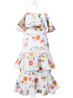 floral halterneck dress Prabal Gurung