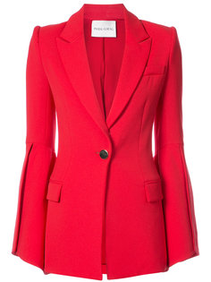 bell sleeve fitted jacket Prabal Gurung