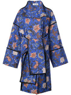 contrast piping oversized coat  Dvf Diane Von Furstenberg