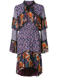 high neck printed dress Anna Sui