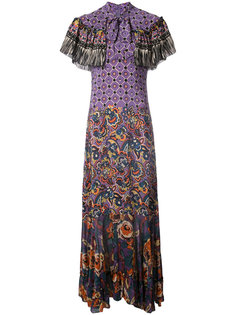 floral print maxi dress Anna Sui