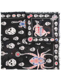 шарф Jewelled Bugs Alexander McQueen