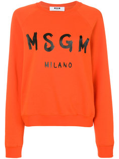 толстовка с логотипом MSGM
