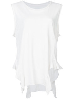 ruffled tank top NSF