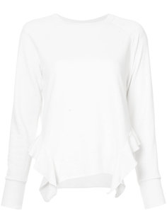 ruffled trim T-shirt NSF