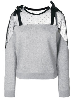 dotted mesh panel jumper Red Valentino