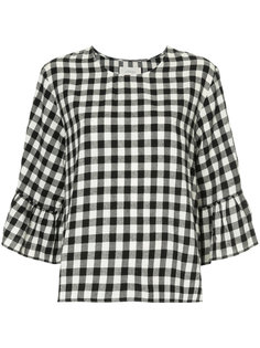 блузка с рюшами в клетку Sweetie The Great
