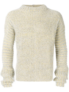 marled rib knit sweater Eckhaus Latta