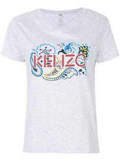 футболка с принтом логотипа Kenzo